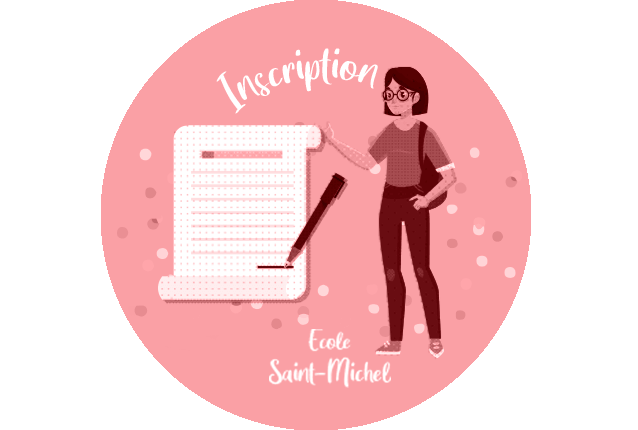 Illustration des inscriptions à l’école